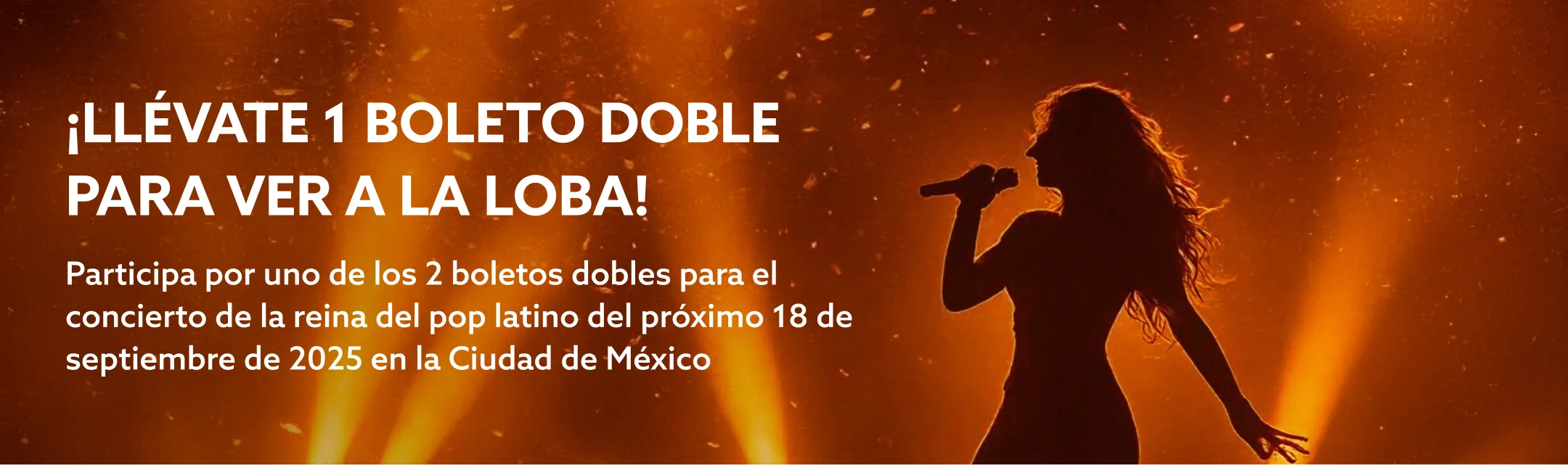Llévate un boleto doble para ver a la loba