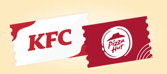 Cupones de descuento en Burger King y KFC