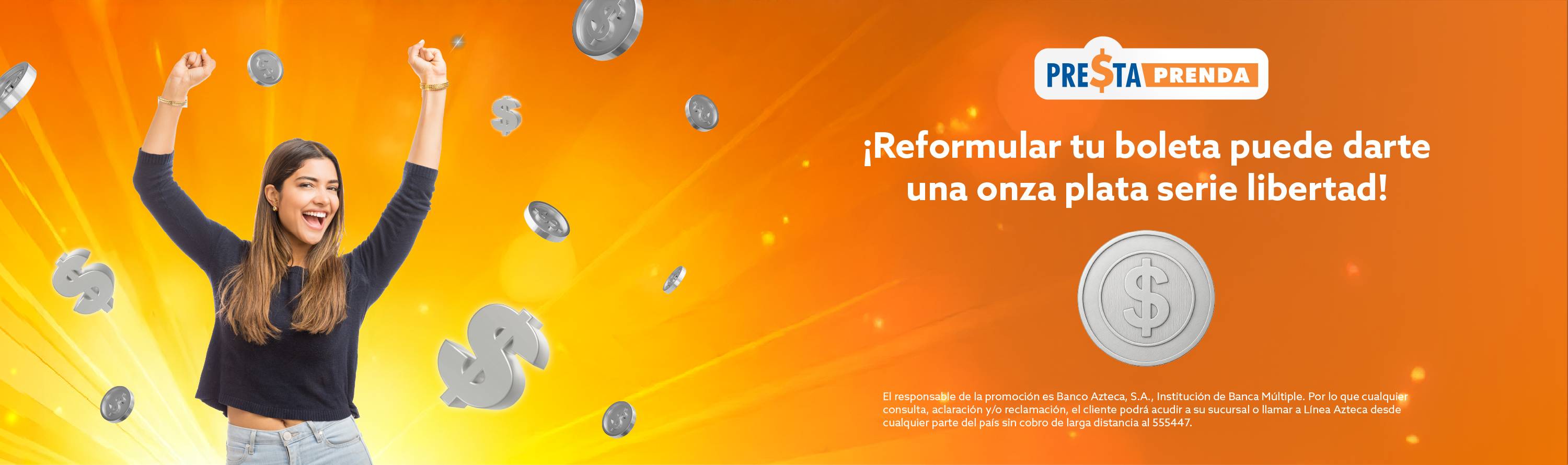 Banner promoción reformula y gana (onzas de plata)